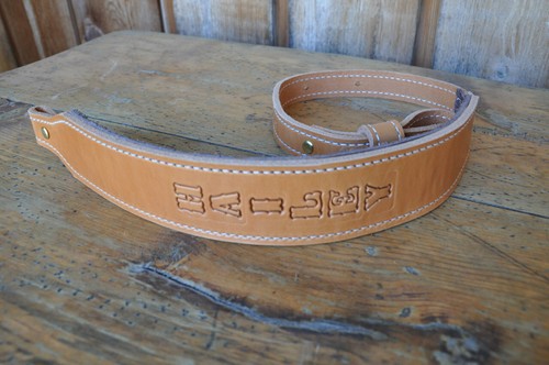 Custom quality leather rifle - custom,